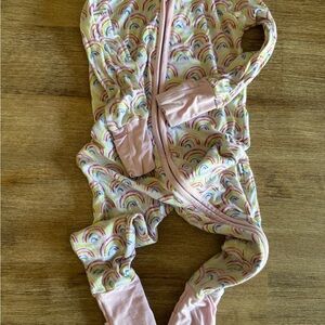 Little Sleepies Rainbow print